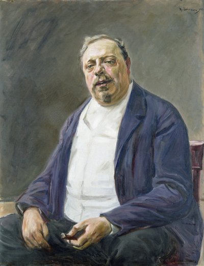 Baron Alfred von Berger, 1905 door Max Liebermann